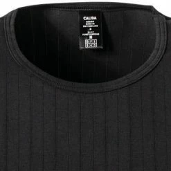 Rabatt ✔️ CALIDA T-Shirt 14886/992 Baumwoll-Stretch, Schwarz 👍 -Wäsche Verkaufsladen 374242 norm2