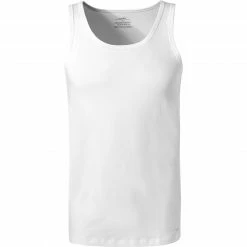 Billig ✨ CALIDA Athletic-Shirt 12090/001 Tanktop, Baumwoll-Stretch, Weiß 💯