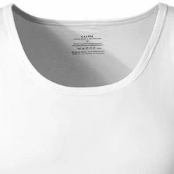 Billig ✨ CALIDA Athletic-Shirt 12090/001 Tanktop, Baumwoll-Stretch, Weiß 💯 -Wäsche Verkaufsladen 374253 norm2