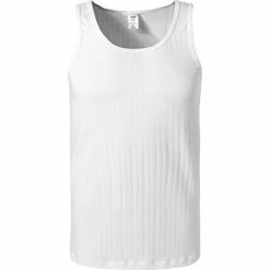 Billig ✨ CALIDA Athletic-Shirt 12986/001 Tanktop, Baumwoll-Stretch geruchshemmend, Weiß 😍