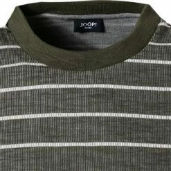 Bestpreis 🔔 JOOP! Longsleeve Sebastian 30027883/301 Baumwolle, Moosgrün gestreift, Moosgrün 🔥 -Wäsche Verkaufsladen 374317 norm2