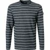 Auslauf 🛒 JOOP! Longsleeve Sebastian 30027883/404 Baumwolle, Indigo gestreift, Indigo 😉