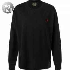 Besorgen ❤️ Polo Ralph Lauren Longsleeve 711671467/009 Big&Tall, Baumwolle, Schwarz 🛒