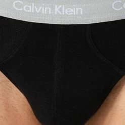 Brandneu 🥰 Calvin Klein Underwear Calvin Klein COTTON STRETCH 3er Pack U2661G/WHD Slips, Baumwoll-Stretch, Schwarz, Rot-grau-royal 🔔 -Wäsche Verkaufsladen 374387 norm6