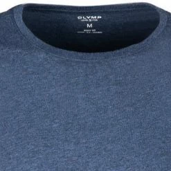 Angebote 🛒 OLYMP Casual Level Five B. Fit T-Shirt 5640/84/13 Longsleeve, Body Fit, Baumwolle-Kaschmir, Rauchblau meliert, Rauchblau 👍 -Wäsche Verkaufsladen 374448 norm2