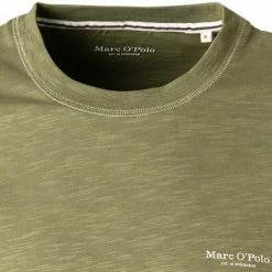 Bester Verkauf 🌟 Marc O'Polo Longsleeve M27 2222 52080/421 Bio Baumwolle, Olivgrün meliert, Oliv 💯 -Wäsche Verkaufsladen 374484 norm2