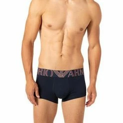 Budget ⌛ EMPORIO ARMANI Trunk 111389/1A516/00135 Baumwoll-Stretch, Navy, Marine 💯 -Wäsche Verkaufsladen 374592 norm