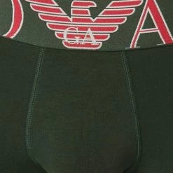 Blitzangebot 😀 EMPORIO ARMANI Trunk 111389/1A516/08284 Baumwoll-Stretch, Dunkelgrün, Grün 🧨 -Wäsche Verkaufsladen 374593 norm2