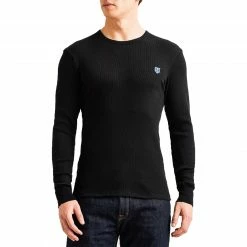 Bestes Angebot 🥰 Schiesser Revival Friedrich 👕 Shirt 1/1 171938/000 Longsleeve, Baumwolle, Schwarz 😍