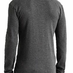 Neu 😀 Schiesser Revival Karl-Heinz Henley 1/1 175881/208 Longsleeve, Baumwolle, Anthrazit meliert, Anthrazit ✨ -Wäsche Verkaufsladen 374918 norm2