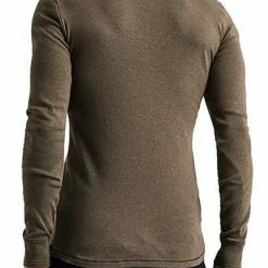 Bestpreis 💯 Schiesser Revival Karl-Heinz Henley 1/1 175884/606 Longsleeve, Baumwolle, Hellbraun, Braun ⌛ -Wäsche Verkaufsladen 374922 norm2