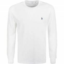 Blitzangebot 🎉 Polo Ralph Lauren Longsleeve 710842632/002 Classic Fit, Baumwolle, Weiß 👍