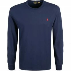 Großhandel 🌟 Polo Ralph Lauren Longsleeve 710842632/004 Classic Fit, Baumwolle, Navy 🧨