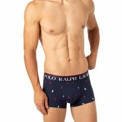 Rabatt 🤩 Polo Ralph Lauren Trunk 714843428/004 Baumwoll-Stretch, Navy gemustert, Navy 👍 -Wäsche Verkaufsladen 375209 norm
