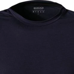 Bestes Angebot ⭐ BOGGI MILANO T-Shirt BO21A0127/02 Longsleeve, Mikrofaser atmungsaktiv, Navy 🧨 -Wäsche Verkaufsladen 375497 norm2
