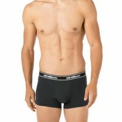 Angebote 😀 Strellson Shorts 3er Pack 531476/754 Trunks, Baumwoll-Stretch, Oliv-navy gemustert, Oliv 🧨 -Wäsche Verkaufsladen 376025 norm3