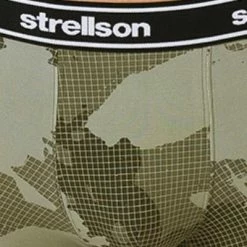 Angebote 😀 Strellson Shorts 3er Pack 531476/754 Trunks, Baumwoll-Stretch, Oliv-navy gemustert, Oliv 🧨 -Wäsche Verkaufsladen 376025 norm4