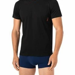 Bester Verkauf 🤩 HUGO T-Shirt 2er Pack 50408203/643 T-Shirts, Baumwolle, Rot-schwarz, Rot 🔔 -Wäsche Verkaufsladen 376143 norm2