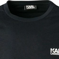 Blitzangebot ⭐ KARL LAGERFELD T-Shirt 755038/0/512224/690 Longsleeve, Baumwolle, Nachtblau 👏 -Wäsche Verkaufsladen 376250 norm2