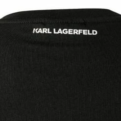 Angebote ⭐ KARL LAGERFELD T-Shirt 755038/0/512224/990 Longsleeve, Baumwolle, Schwarz 🛒 -Wäsche Verkaufsladen 376252 norm3