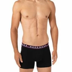 Top 10 😍 BOSS Boxer Briefs 3er Pack 50458544/967 Trunks, Baumwoll-Stretch, Navy-schwarz, Blau ❤️ -Wäsche Verkaufsladen 376342 norm2