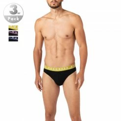 Brandneu ✔️ BOSS Briefs 3er Pack 50458559/960 Slips, Baumwoll-Stretch, Schwarz 👏