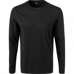 Billig ❤️ OLYMP Casual Modern Fit T-Shirt 5600/84/68 Longsleeve, Baumwolle, Schwarz ❤️
