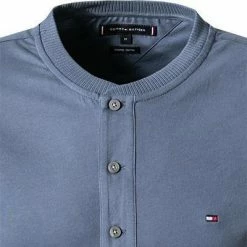 Brandneu 💯 Tommy Hilfiger Longsleeve MW0MW20159/C9T Bio Baumwolle, Indigo ⭐ -Wäsche Verkaufsladen 376682 norm2