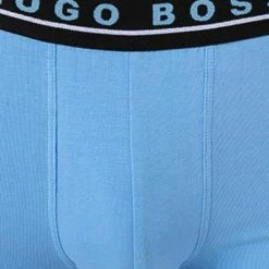 Schlussverkauf ✨ BOSS Trunks 3er Pack 50458488/963 Baumwoll-Stretch, Schwarz-grün-blau, Tannengrün-hellblau-schwarz 🎉 -Wäsche Verkaufsladen 376797 norm5