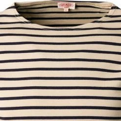 Bestpreis 🎁 Armor lux T-Shirt 02297/HRW Longsleeve, Baumwolle, Beige-blau gestreift, Beige-blau 🌟 -Wäsche Verkaufsladen 377215 norm2