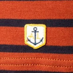 Rabatt 🔥 Armor lux T-Shirt 02297/HRY Longsleeve, Baumwolle, Braun-blau gestreift, Braun-blau 🛒 -Wäsche Verkaufsladen 377217 norm3