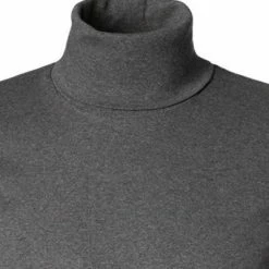 Billig ✨ Marc O'Polo Rollkragenshirt 129 2202 52354/969 Bio Baumwolle, Graphit meliert 🤩 -Wäsche Verkaufsladen 377704 norm2