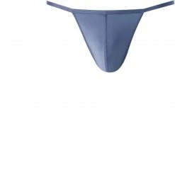 Bestpreis 👍 HOM Plumes G-String 359931/00CG Stringtanga, Mikrofaser, Midblue 🎉