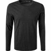 Bestpreis ⭐ OLYMP Casual Level Five B. Fit T-Shirt 5640/84/67 Longsleeve, Body Fit, Baumwolle-Kaschmir, Anthrazit meliert, Anthrazit ✔️
