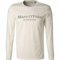 Bester Verkauf 🤩 Marc O'Polo Longsleeve 127 2220 52152/101 Bio Baumwolle, Wollweiß 😍