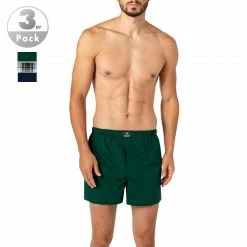 Besorgen 👍 Polo Ralph Lauren Boxers 3er Pack 714830273/008 Boxershorts, Baumwolle, Dunkelgrün-navy gemustert, Dunkelgrün-navy 🎁