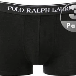 Billig 🛒 Polo Ralph Lauren Trunks 3er Pack 714835885/002 Baumwoll-Stretch, Schwarz 🧨 -Wäsche Verkaufsladen 378137 norm