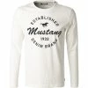 Blitzangebot 🎉 MUSTANG T-Shirt 1011484/2020 Longsleeve, Baumwolle, Weiß 🧨