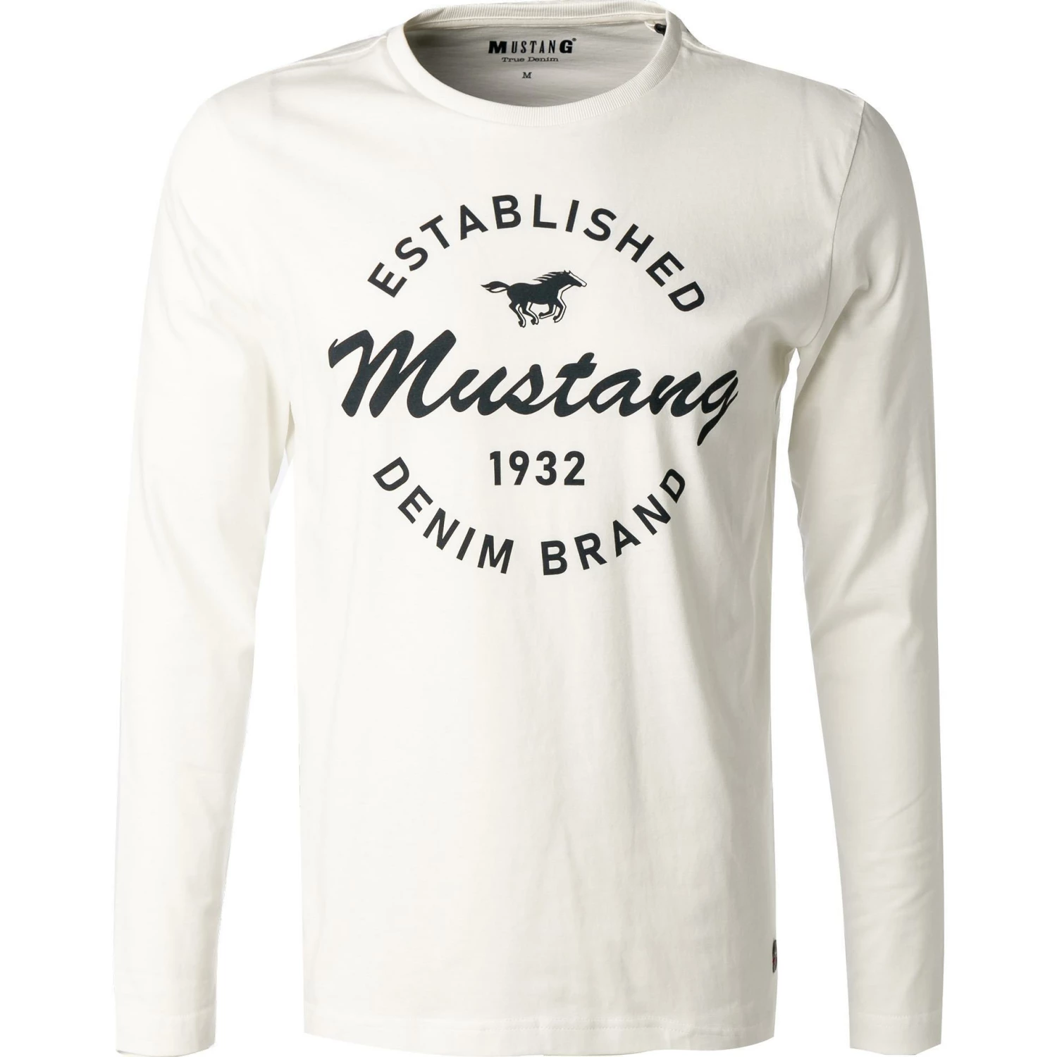Blitzangebot 🎉 MUSTANG T-Shirt 1011484/2020 Longsleeve, Baumwolle, Weiß 🧨 1 Blitzangebot 🎉 MUSTANG T-Shirt 1011484/2020 Longsleeve, Baumwolle, Weiß 🧨