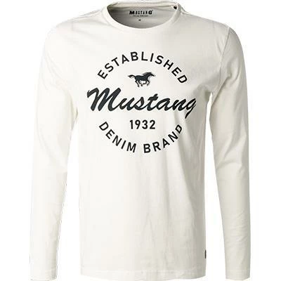 Blitzangebot 🎉 MUSTANG T-Shirt 1011484/2020 Longsleeve, Baumwolle, Weiß 🧨 2 Blitzangebot 🎉 MUSTANG T-Shirt 1011484/2020 Longsleeve, Baumwolle, Weiß 🧨 – Bild 2