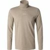 Bestes Angebot 🔥 BOSS Longsleeve Teknit 50459421/240 Rollkragenshirt, Baumwolle, Beige 🛒