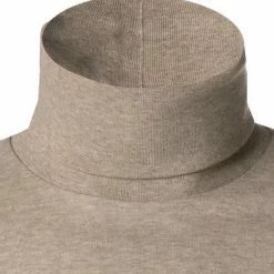Bestes Angebot 🔥 BOSS Longsleeve Teknit 50459421/240 Rollkragenshirt, Baumwolle, Beige 🛒 -Wäsche Verkaufsladen 378523 norm2