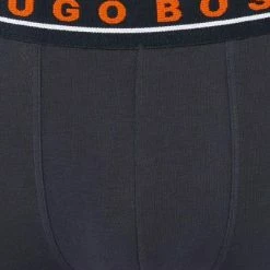 Aktion 🎉 BOSS Trunks 3er Pack 50458488/965 Baumwoll-Stretch, Dunkelblau, Rot-dunkelblau-petrol 👏 -Wäsche Verkaufsladen 378552 norm6