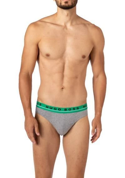 Blitzangebot 🔔 BOSS Briefs 3er Pack 50458559/961 Slips, Baumwoll-Stretch, Schwarz-weiß-grau, Schwarz-grün-grau 🔔 3 Blitzangebot 🔔 BOSS Briefs 3er Pack 50458559/961 Slips, Baumwoll-Stretch, Schwarz-weiß-grau, Schwarz-grün-grau 🔔 – Bild 3
