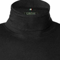 Rabatt 🌟 CINQUE T-Shirt Ciroll 7066-7919/99 Rollkragenshirt, Baumwolle, Schwarz ⭐ -Wäsche Verkaufsladen 378682 norm2
