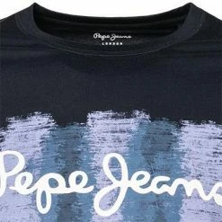 Coupon 💯 Pepe 👖 Jeans T-Shirt Sebastian PM507861/594 Longsleeve, Regular Fit, Baumwolle, Nachtblau 🧨 -Wäsche Verkaufsladen 378803 norm2