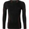 Auslauf 🔥 Falke Men Ergonomic Sport Langarm 👚 Shirt 39611/3018 Longsleeve, Tight Fit, Mikrofaser, Schwarz , Schwarz ⌛
