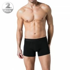 Bestes Angebot 💯 bruno banani Shorts 2er Pack Flow. 2203-1388/1811 Trunks, Baumwoll-Stretch, Schwarz 🔥