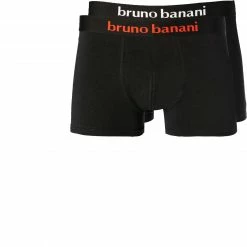 Beste Bewertungen von ❤️ bruno banani Shorts 2er Pack Flow. 2203-1388/1936 Trunks, Baumwoll-Stretch, Schwarz, Schwarz-weiß-rot ✔️