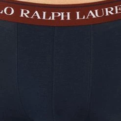 Aktion 🌟 Polo Ralph Lauren Trunks 3er Pack 714830299/032 Baumwoll-Stretch, Marineblau, Weinrot-hellblau-gelb 🔥 -Wäsche Verkaufsladen 379133 norm4